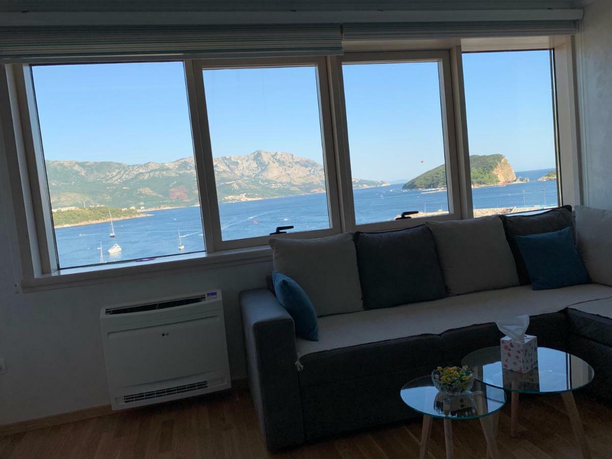 Panoramic Sea View 3-Bedroom Apartment 50 M From The Sea ブドヴァ エクステリア 写真
